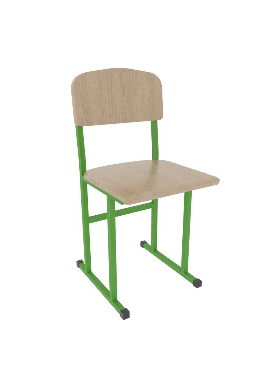 Стілець учнівський полозковий на квадратній трубі. РІВНЕНСЬКЕ НВП УТОГ. Ростова група №6